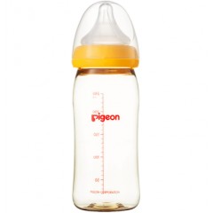 贝亲 自然实感宽口径PPSU奶瓶240ml配L AA94