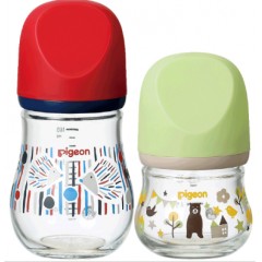 贝亲  自然实感宽口径臻宝奶瓶 80ml/160ml