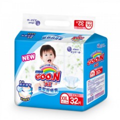 大王 维E环贴式纸尿裤XXL32片 男女通用婴儿尿不湿