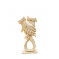 国产 闺蜜朋友送礼结婚礼物创意实用订婚纪念日定制新婚庆摆件执子之手