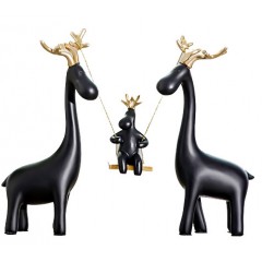 国产 美式麋鹿摆件创意软装简约酒柜北欧式风格家居装饰品客厅玄关室内