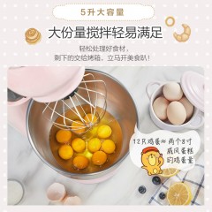 小熊  厨师机家用小型和面机全自动揉面机电动搅拌机奶油打发打蛋器