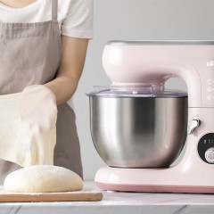 小熊  厨师机家用小型和面机全自动揉面机电动搅拌机奶油打发打蛋器