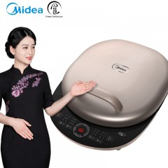 美的  电饼铛家用双面加热烙饼锅自动断电饼档加深加大煎饼机