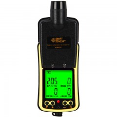 希玛  四合一气体检测仪可燃气体测试测量氧气硫化氢一氧化碳报警器  AS