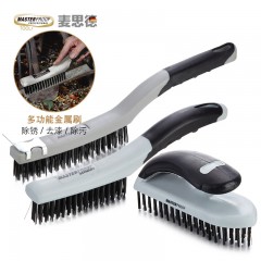 麦思德  高碳钢钢丝刷除锈钢丝刷打磨刷抛光刷除漆刷除污钢刷子