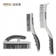 麦思德  高碳钢钢丝刷除锈钢丝刷打磨刷抛光刷除漆刷除污钢刷子