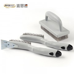 麦思德  不锈钢钢丝刷钢刷去污除锈钢丝刷烧烤清洁刷刷子工业清污刷