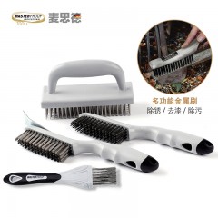 麦思德  钢丝刷工业用铁刷除锈铜丝刷钢刷家用清洁刷除污不锈钢刷子