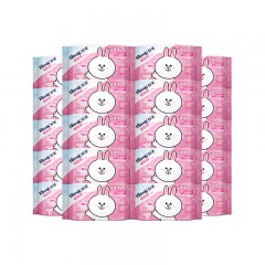 舒洁  女性湿巾纸便携湿巾独立包装湿厕纸24片*2包*20月子会所专用