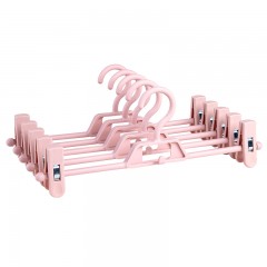 国产 无痕家用裤架裤夹子衣架挂裤裙子汉服夹子多功能衣柜内收纳裤架子