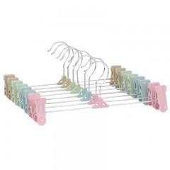 国产 多功能带夹子防滑裤架裤挂内衣收纳架衣架裤架子裤子家用无痕裤夹