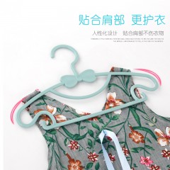 国产  儿童衣架家用无痕小号婴儿宝宝衣架子晾衣架塑料挂架可爱衣服撑子