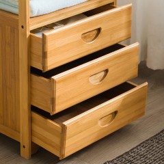 木马人 简易衣帽架实木卧室落地挂衣架柜子简约现代衣服包置物家用