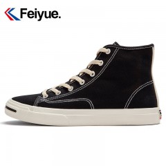 feiyue/飞跃 高帮帆布鞋 新款复古简约休闲鞋原宿风男鞋篮球鞋904