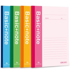 得力7651 软面抄A5软面抄 软皮笔记本软抄小本子40页日记本记事本