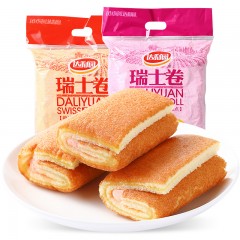 达利园  草莓瑞士卷 240g