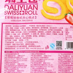 达利园  草莓瑞士卷 240g