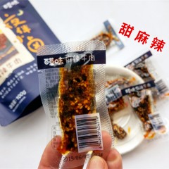 百草味 川香麻辣牛肉干 100g