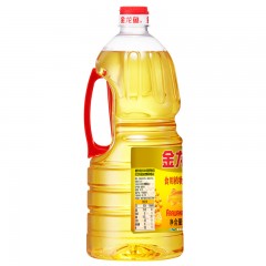金龙鱼 食用植物调和浓香油1.8L/桶 大豆油花生油芝麻油炒菜油小瓶