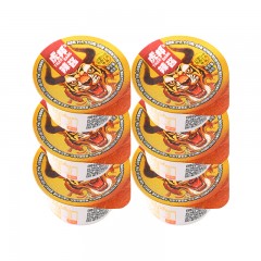 虎邦 辣酱鲁西牛肉酱拌饭酱拌面酱辣椒酱香辣酱30g*6下饭