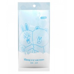 舒洁  卡通系列除菌洁肤湿巾纸品10片装超柔倍厚 更柔和