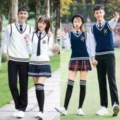 国产 校服套装韩版秋季英伦学院风班服 S码