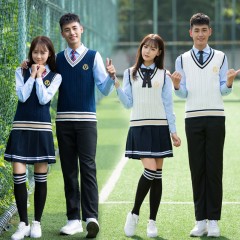 国产 校服套装韩版秋季英伦学院风班服 L码