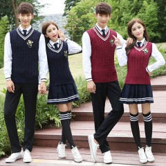 国产 校服套装韩版秋季英伦学院风班服 M码