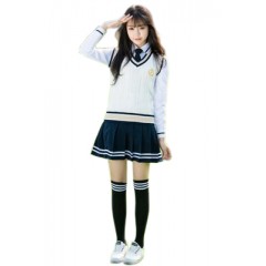 国产 校服套装韩版秋季英伦学院风班服 M码