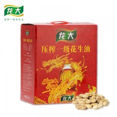 龙大 压榨一级花生油1.8LX2