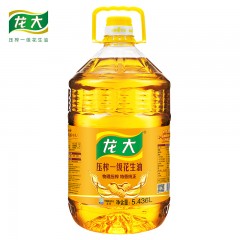 龙大 压榨一级花生油5.436L