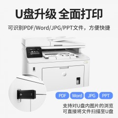 ★ 惠普/HP 黑白激光打印一体机 M227fdn