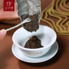 合和昌2019五福临门普洱茶熟茶礼盒装饼茶357g布朗古树茶珍藏送礼
