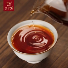合和昌 2018年凤华 普洱茶熟茶礼盒装饼茶357g布朗山生态乔木茶叶