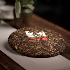 2016年合和昌六星 品牌标杆系列普洱茶生茶357g饼茶 布朗山古树茶