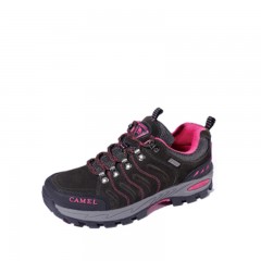 骆驼 CAMEL A833036133 户外徒步登山鞋 碳灰/黑/梅红 37码