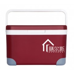 膳尔斯 SHANERSI 保温箱冷藏箱 车载便携保鲜箱 背奶箱 海钓箱 家用户外自驾冷藏保鲜 送冰袋 40L 枣红色