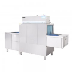 圣托 SHENTOP STW-L28 大型长龙式 单杠双喷淋履带式洗碟机