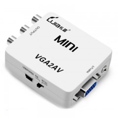 ☆礼嘉 MINI HDV-M618 AV转VGA转换器