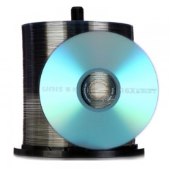☆紫光 UNIS DVD+R 16速 4.7G 蓝钻系列 桶装100片 刻录盘