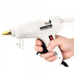 ☆索厉 SUOLI 热熔胶枪60W胶棒11MM 适用工艺维修（带开关/标配20根白色胶棒/SLRQ60）