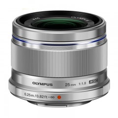 ☆奥林巴斯 OLYMPUS M.ZUIKO DIGITAL 25MM F1.8银色 高品质定焦镜头 大光圈、高速&静音的自动对焦