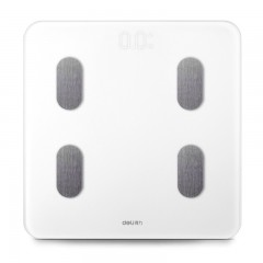 得力 APP智能体脂秤称体重秤家用测电子秤 手机连接数据分析8809