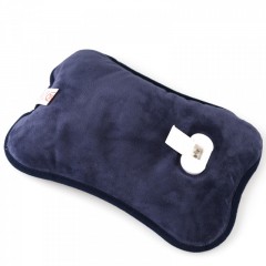 绿之源 电暖袋热水袋充电暖水袋防爆电暖宝毛绒暖胃暖腰暖宝宝蓝