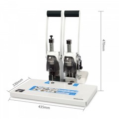 ☆西玛 SIMAA 财务装订机手动装订机无线省力型打孔小型机SM-50S