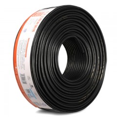 ☆秋叶原 CHOSEAL 超五类网线 非屏蔽 防水抗晒耐寒 高速 国标纯铜 室外专用网线 黑色 100米 LDN7771AT100