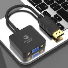 ☆秋叶原 CHOSEAL DP转VGA高清转接线 DP接口笔记本电脑接显示器投影QD6332