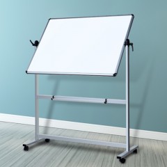 ☆AUCS WB01311302 白板(双面) 磁性 支架式 150×90CM