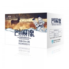 ☆巴拜苏打泉 天然苏打水 400ML*24瓶/箱